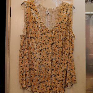 Wonderly Multicolored Tank Top in Size 3X